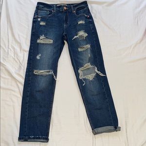 GARAGE ripped blue Jean